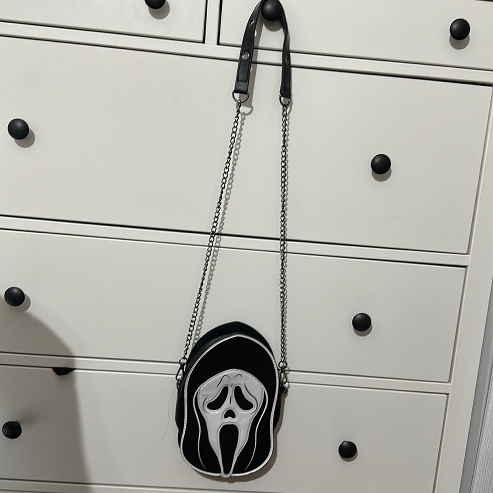 Ghost face crossbody bag